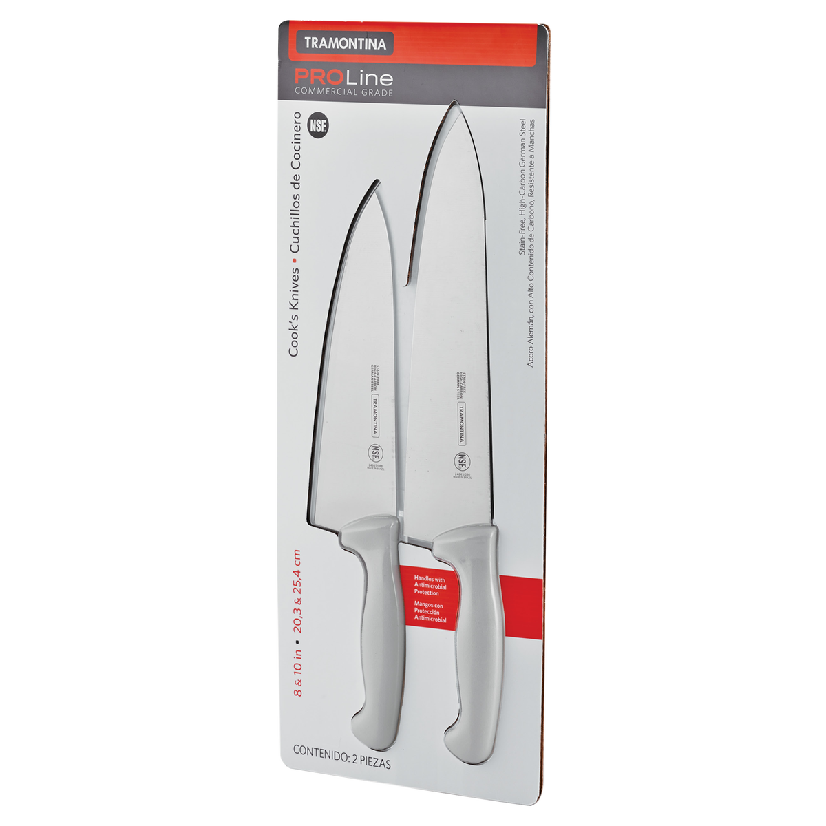 Tramontina Chef&#39;s Knife  (8&quot; &amp; 10&quot; Knife) Set 2 pack