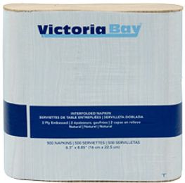 Vicbay Interfold Napkin 2PLY Kraft (6000/CS) VBIFN6K DISPENSER NAPKIN