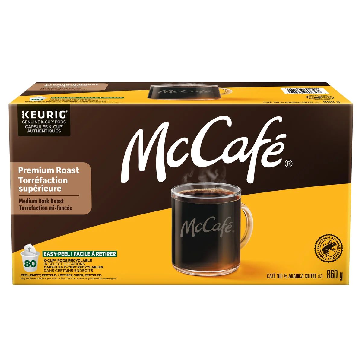 McCafe Premium Roast Medium Coffee K-Cup Pods Pack of 80 ND