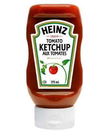 Heinz Ketchup Upside Down Bottle 375 mL (24pcs/case)