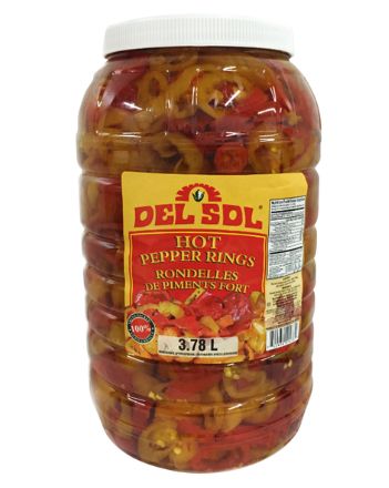 Del Sol Hot Pepper Rings 3.78L