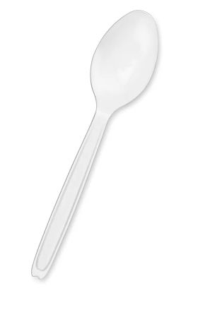 7" PP Heavy Duty Plastic Spoon Unwrapped (1000/Case)YMM-RS