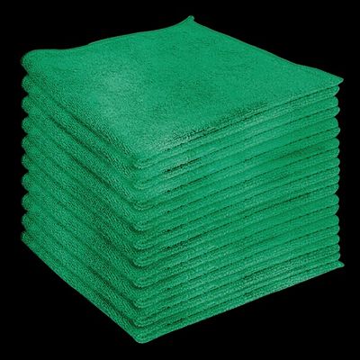 Microfiber Cloth 12x12 Green (10pcs/pack)