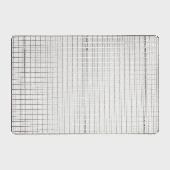16&quot; x 24&quot; Full Size Footed Stainless Steel Wire Cooling Rack