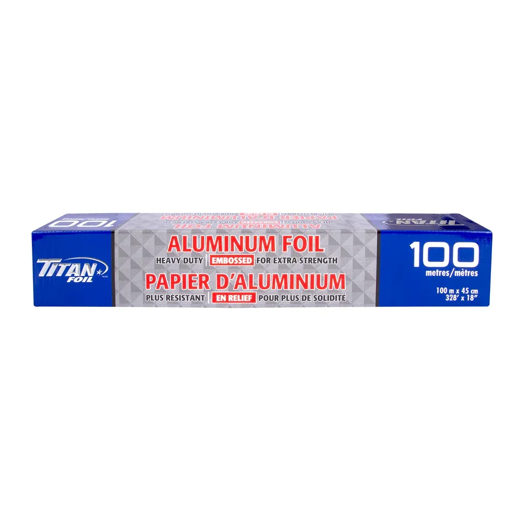 Titan Aluminum Foil Heavy Duty 45cm × 100m