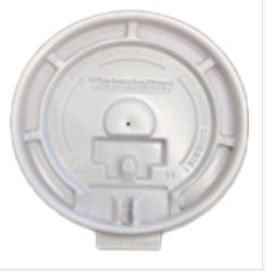VICBAY 10-24OZ COFFEE LID TEAR BACK WHT@20X50