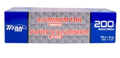 Titan  Aluminum Foil  Heavy duty Foil Wrap (200m in × 30cm)