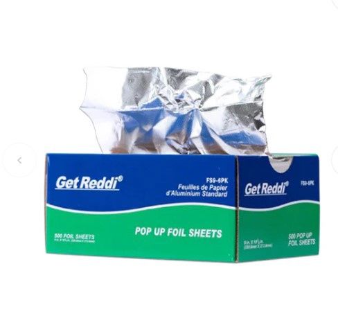 Aluminium foil sheet 9x10.75 (500pcs), Sizes: Per Box