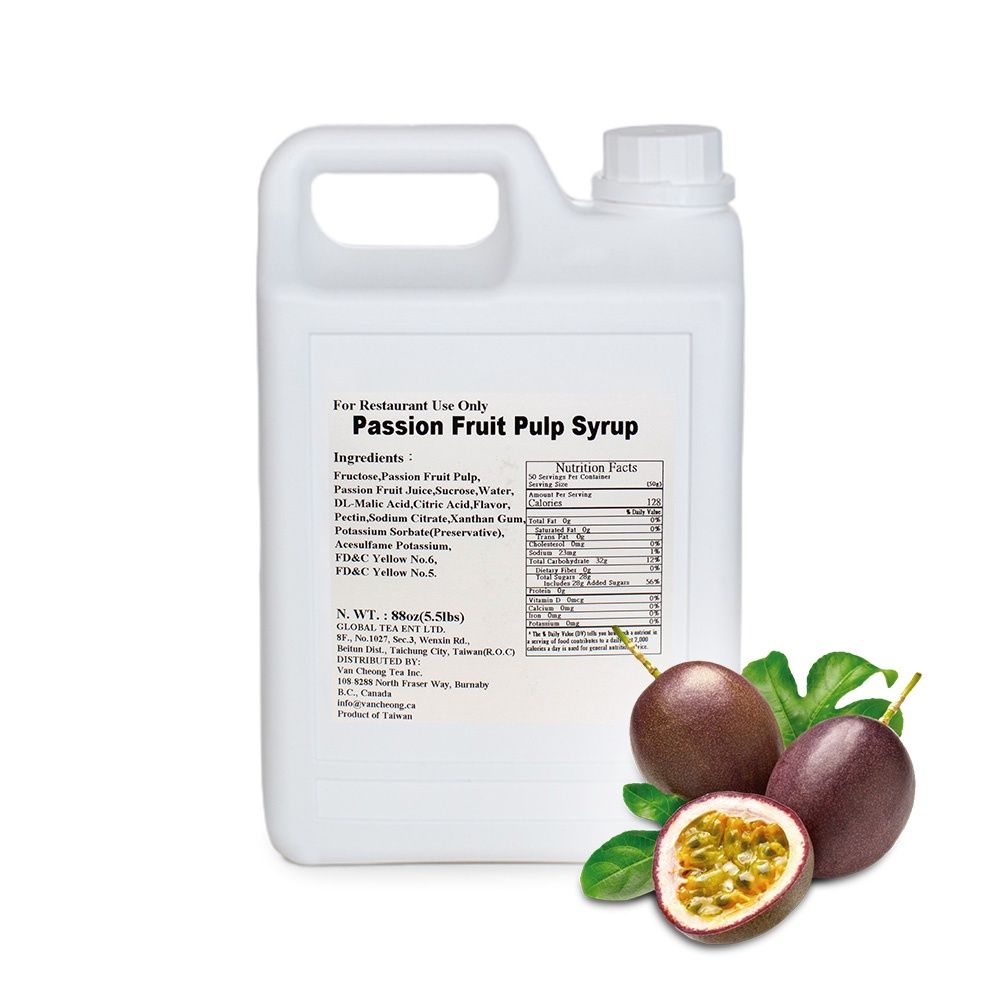 Passion Fruit syrup w/ pulp (2.5KG) ND