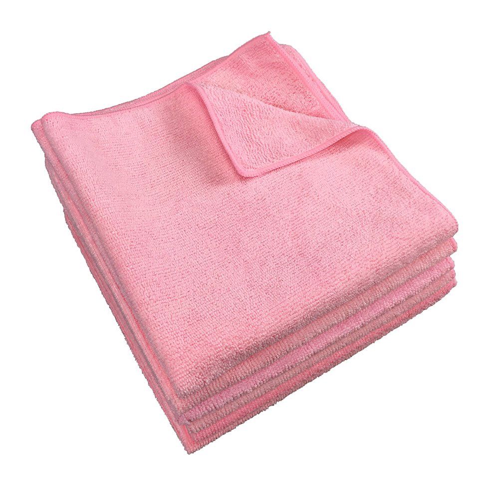 Microfiber Cloth 14x14 Pink (10pcs/pack)