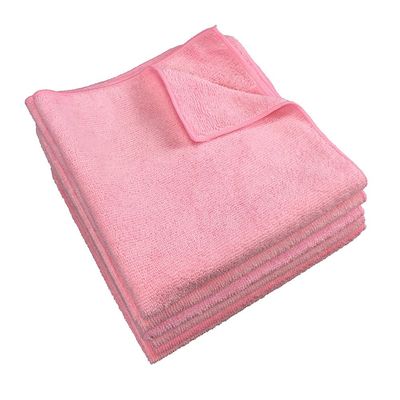 Microfiber Cloth 14x14 Pink (10pcs/pack)