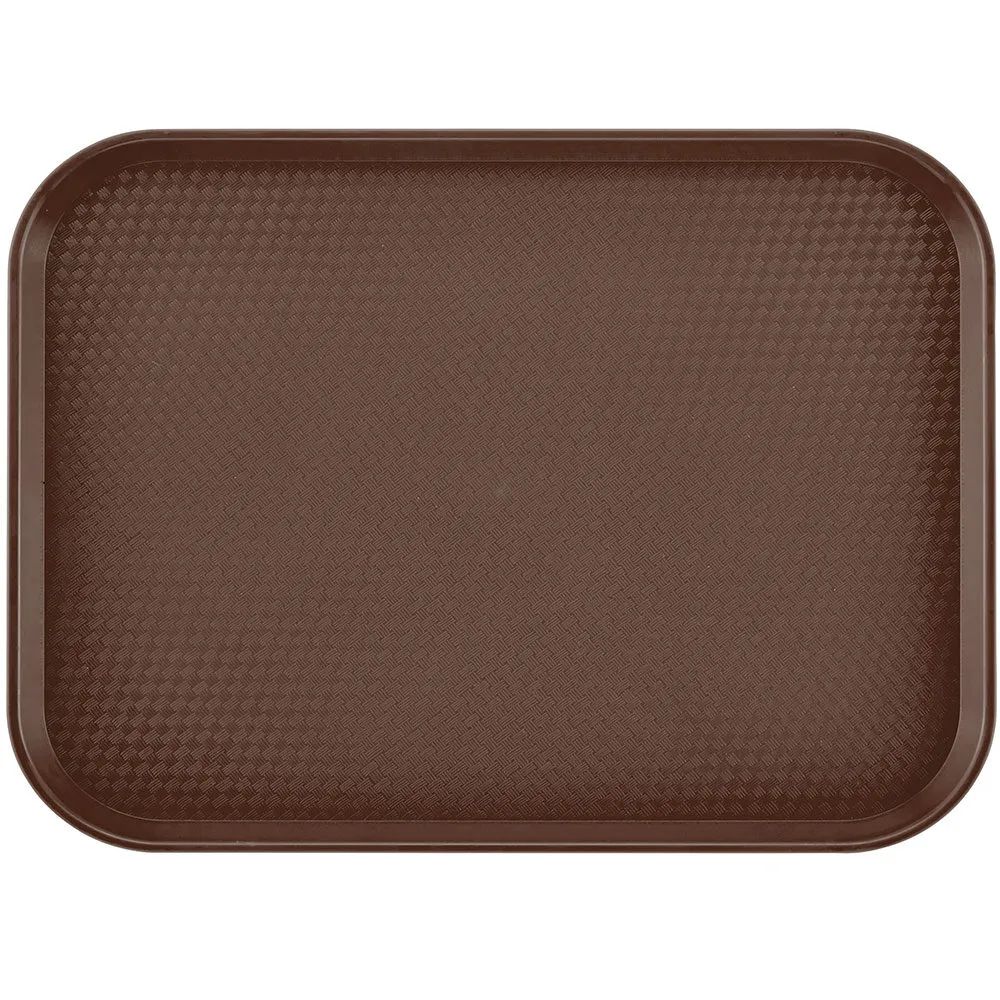 Cambro Rectangular Fast Food Tray 10" x 14", Color: Brown
