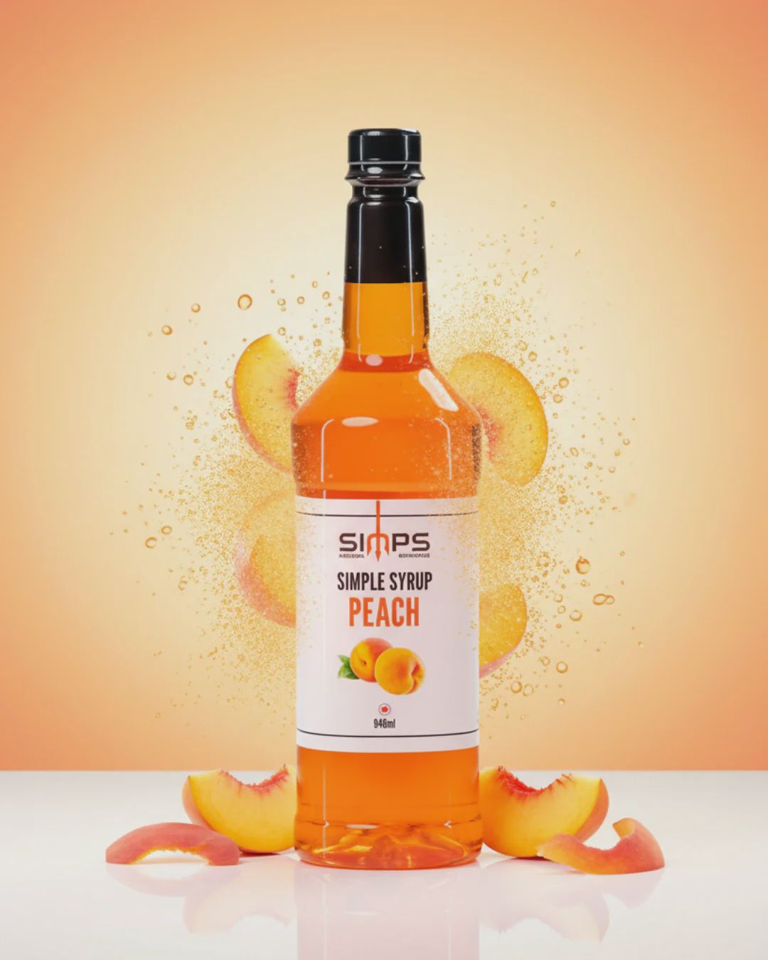 Simps - Peach Syrup 946ml
