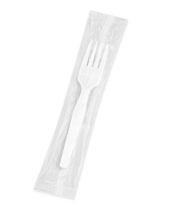 7" PP Individually Wrapped Heavy Duty Plastic Forks(1000/Case)YMM-RS