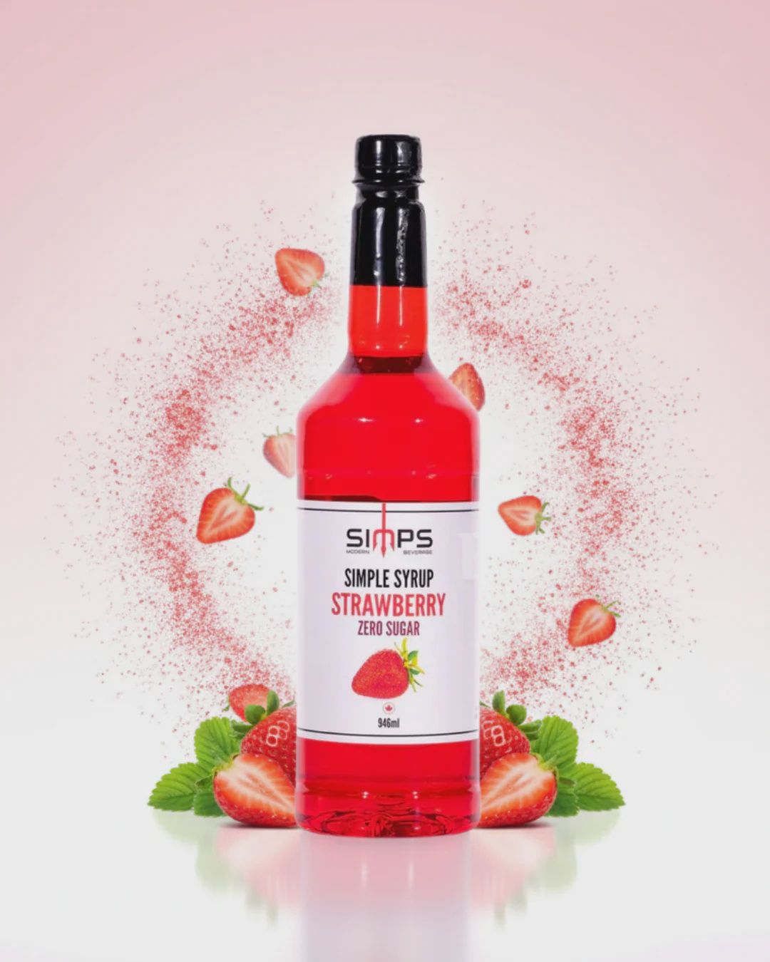 Simps - Zero Sugar Strawberry Syrup 946ml