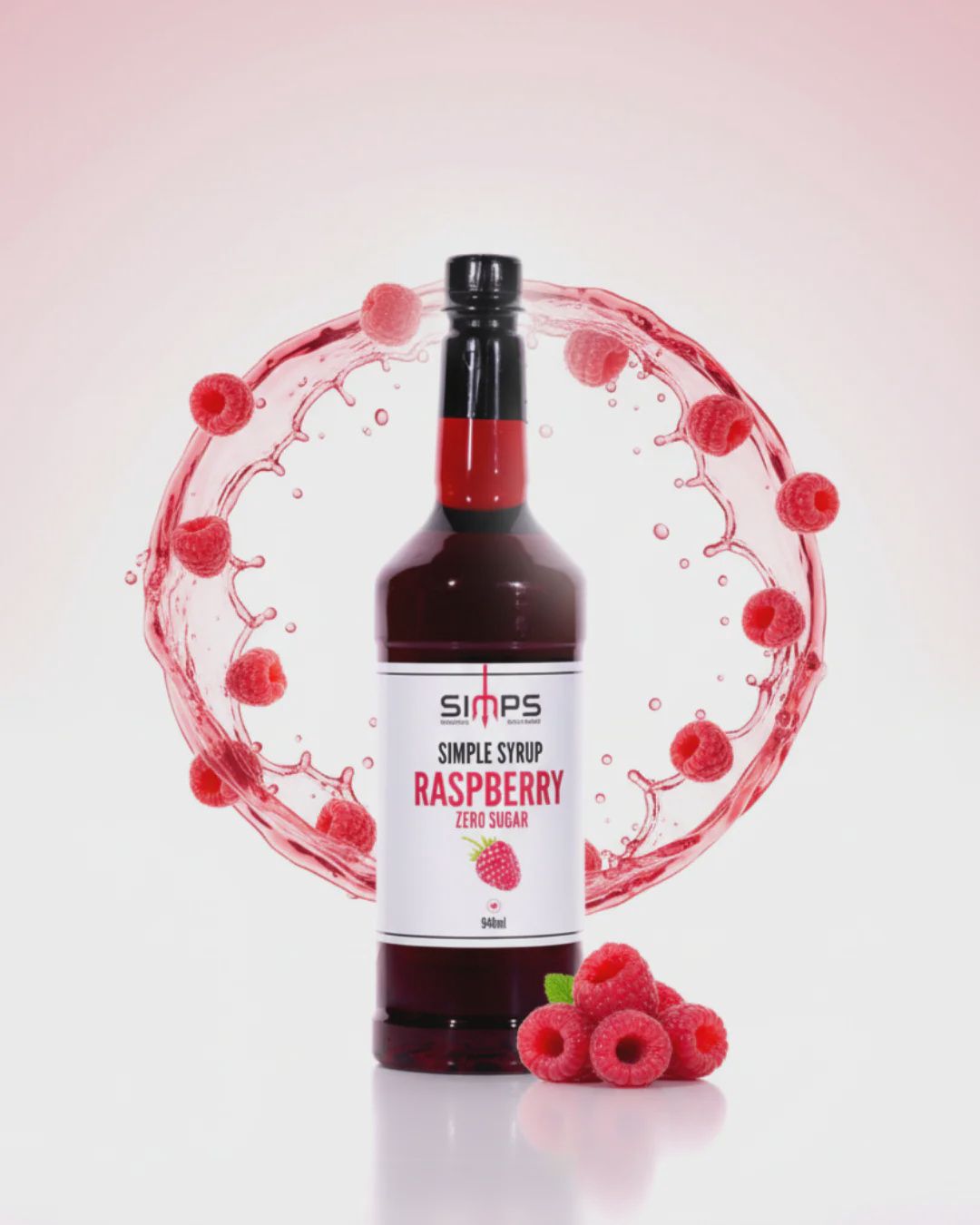 Simps -Zero Sugar Raspberry 946ml