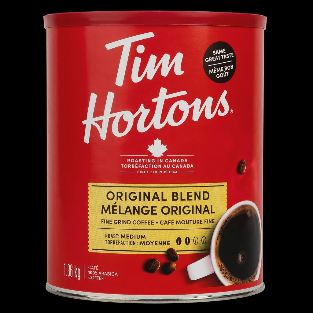 Tim Hortons Original Blend Fine Grind Coffee 1.36 kg ND