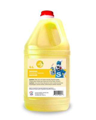 Slush Puppie Banana Slushy Syrup Concentrate 4L - Canadian Made