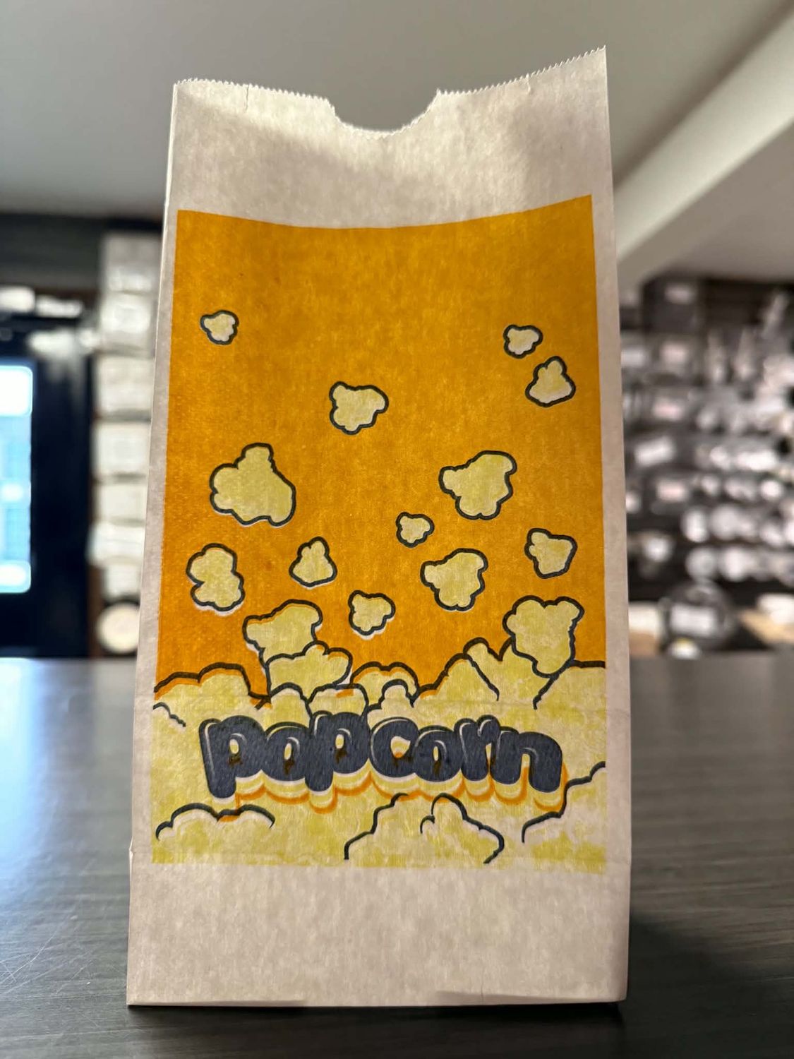 Large Popcorn bag 500pcs w/ design ND