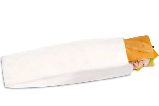 Submarine Bag Plain White, 4x2.5x16 (1000pcs)