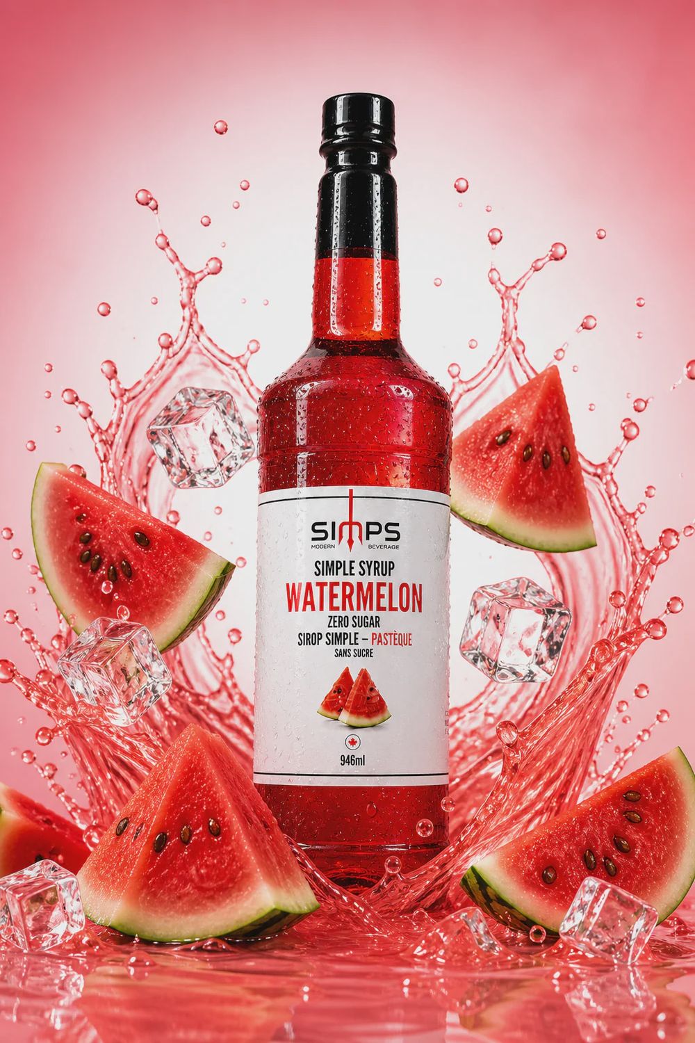 Simps - ZERO SUGAR - Watermelon Syrup 946ml