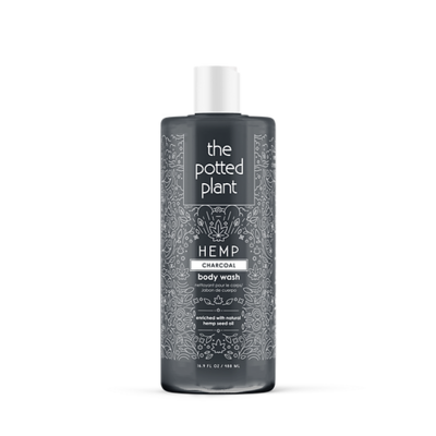 Potted Plant Charcoal Body Wash