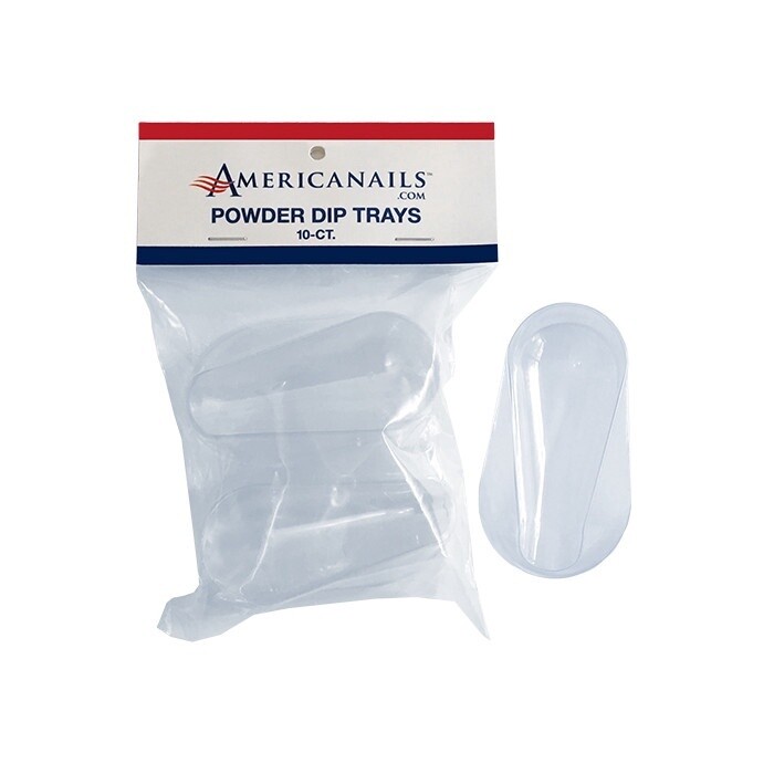 AMERICANAILS POWDER DIP TRAYS 10 ct