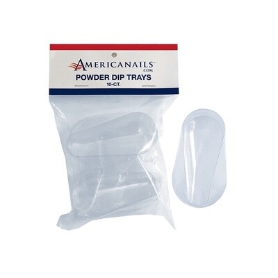 AMERICANAILS POWDER DIP TRAYS 10 ct