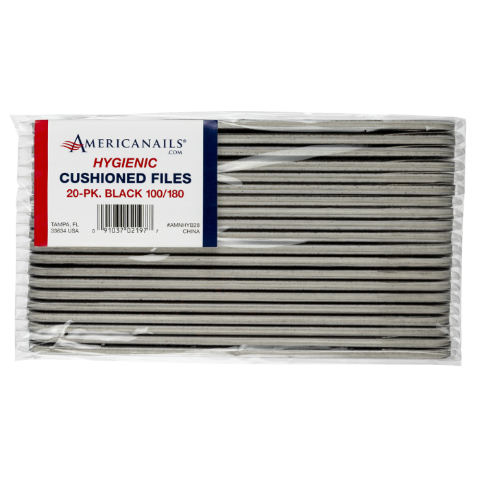 Hygienic Files 20-ct. - Black - 100/180