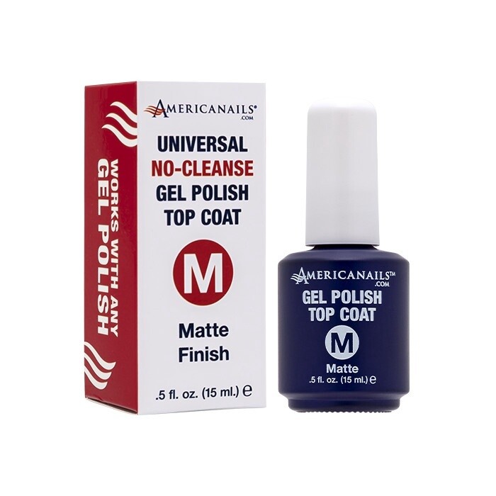 UNIVERSAL MATTE FINISH  NO-CLEANSE GEL POLISH TOP COAT .05oz