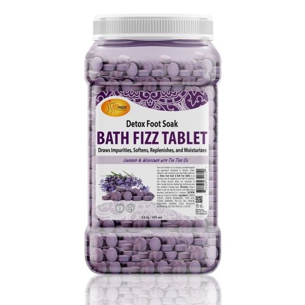Bath Fizz Tablet 950pcs, Type: Lavender &amp; Wildflower