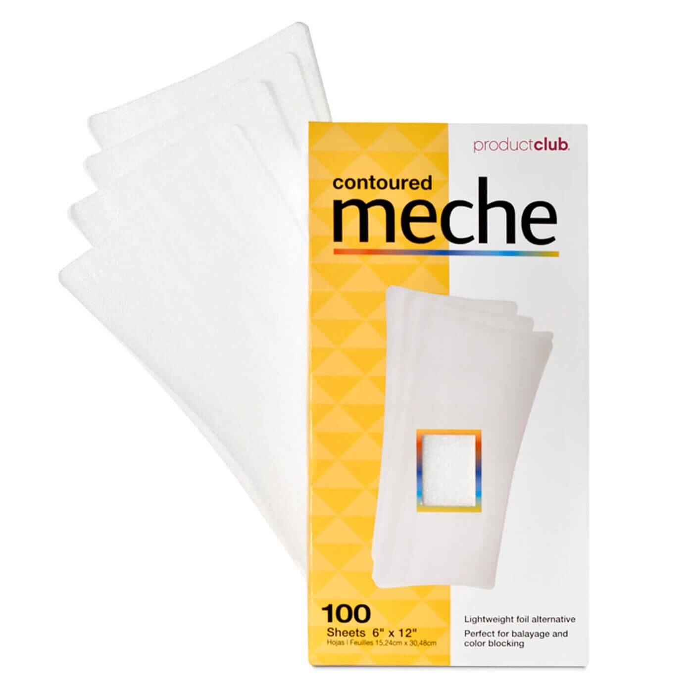 100 ct. Contoured Meche Sheets - 6&quot; x 12&quot;