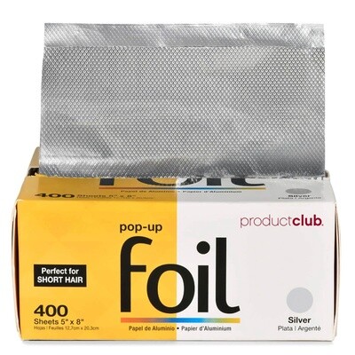 400 ct. Pop-Up Foil: 5&quot; x  8&quot; Silver