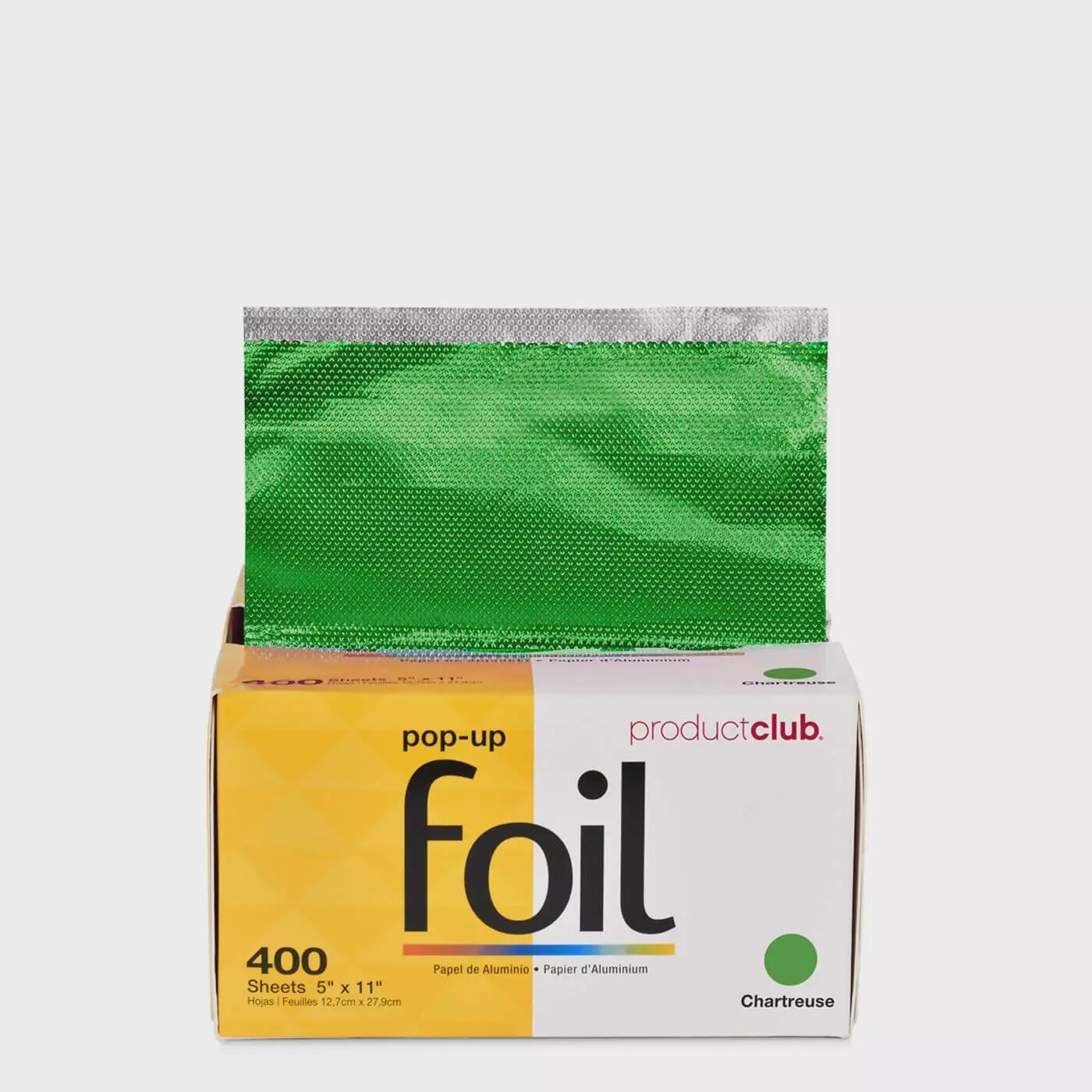 400 ct. Pop-Up Foil: 5&quot; x  11&quot; Chartreuse