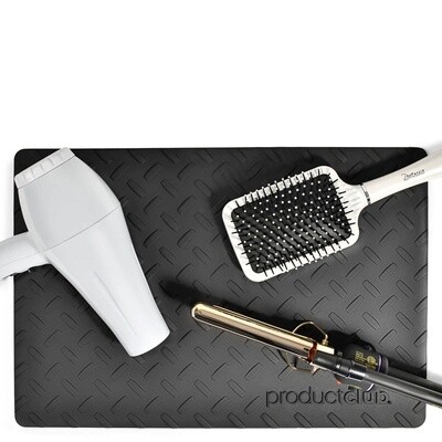 Silicone Station Mat Black: 11" x 16"