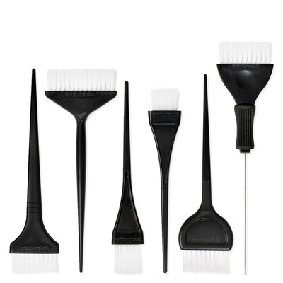 Feather Bristle Brush Set - 6 ct. assorted brushes
