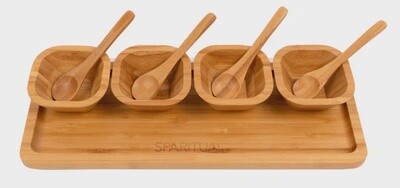 MULTISENSORY BAMBOO TRAY SET