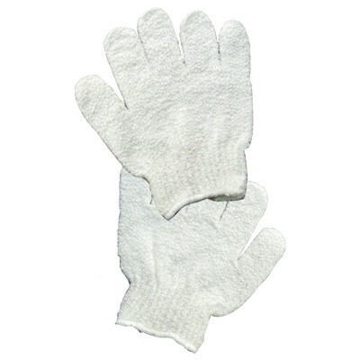 FANTASEA EXFOLIATING GLOVES - WHITE