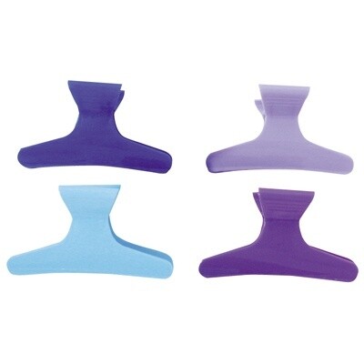 SOFT N STYLE COLORED BUTTERFLY CLAMPS
