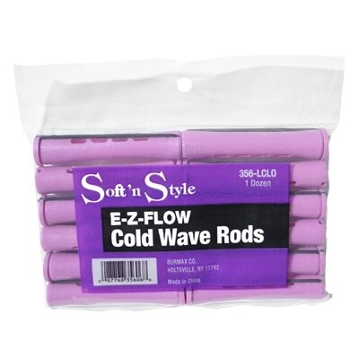 SOFT N STYLE EZ FLOW COLD WAVE RODS LONG LILAC