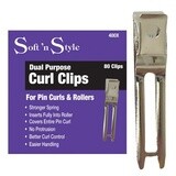 SOFT N STYLE DUAL PURPOSE CURL CLIPS 80/BX