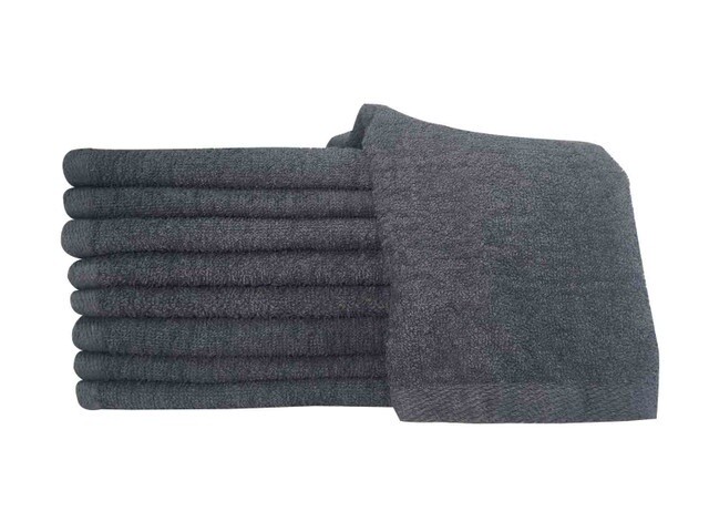 Dark Grey Partex Legacy Towels 9pk