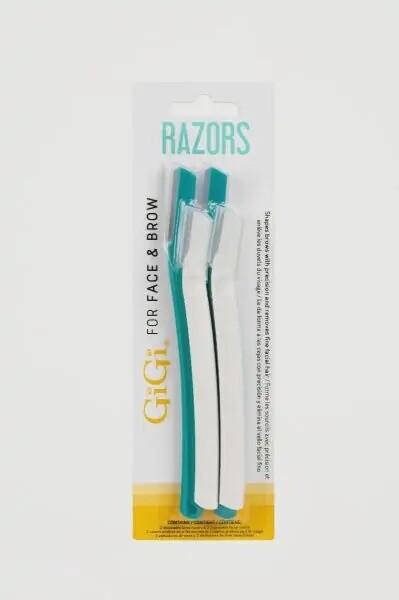 GIGI BROW &amp; FACE RAZORS 4PK.