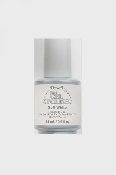 IBD JUST GEL POLISH SOFT WHITE 0.5 OZ