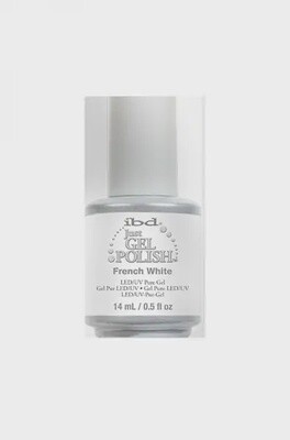 IBD JUST GEL POLISH FRENCH WHITE 0.5 OZ