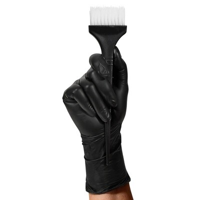 90 ct. jet Black Vinyl Disposable Gloves - X-Large7
