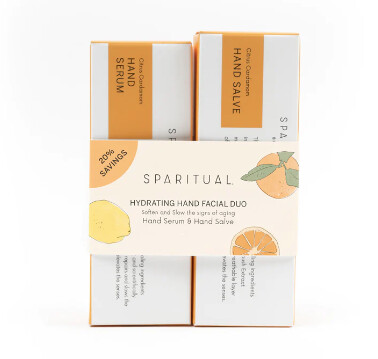 SPARITUAL HYDRATING HAND FACIAL DUO / SALVE AND SERUM