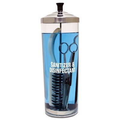 SCALPMASTER ACRYLIC SANITIZING JAR 42OZ