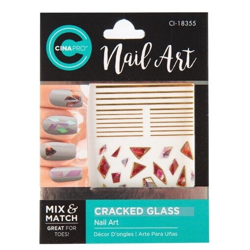 Cracked Glass Nail Art Cuccio