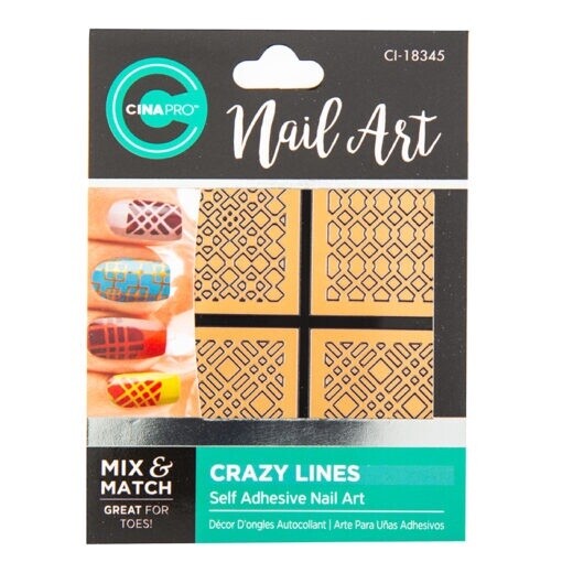 Crazy Lines Nail Art Cuccio